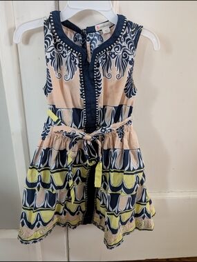 Crewcuts Patterned Sleeveless Dress